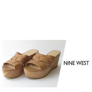 Nine West Women's Brown Vivica Platform Sandal